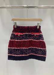 Chanel Skirt Cashmere, Wool & Tweed Red 01 - 1