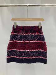 Chanel Skirt Cashmere, Wool & Tweed Red 01 - 2