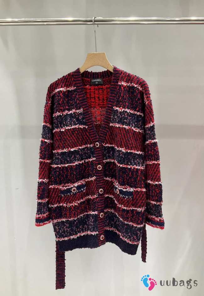 Chanel Jacket Cashmere, Wool & Tweed Red 01 - 1