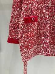 Chanel Jacket Cashmere, Wool & Tweed Red 02 - 2