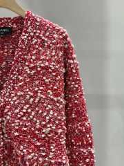 Chanel Jacket Cashmere, Wool & Tweed Red 02 - 4