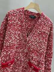 Chanel Jacket Cashmere, Wool & Tweed Red 02 - 5