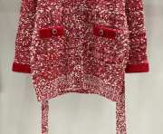 Chanel Jacket Cashmere, Wool & Tweed Red 02 - 6