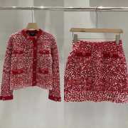 Set Chanel Tweed Red 02 - 1