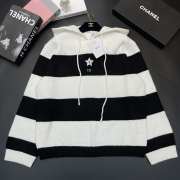 Dior Striped Knit Hoodie  - 4