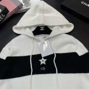 Dior Striped Knit Hoodie  - 3