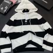 Dior Striped Knit Hoodie  - 2