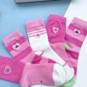 Chanel set 5 socks in pink - 6