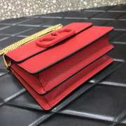 Valentino Garavani Vring chain wallet in red 17.5x8x13cm - 5