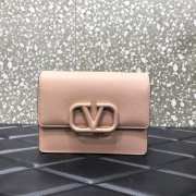 Valentino Garavani Vring chain wallet in pink 17.5x8x13cm - 1