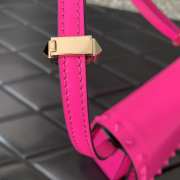 Valentino Rockstud23 Smooth Calfskin Bag In Pink 23x13x9cm - 6