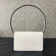 Valentino Rockstud23 Smooth Calfskin Bag In White 23x13x9cm  - 2