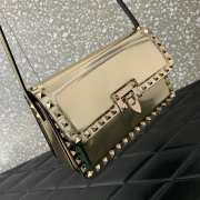 Valentino Rockstud23 Smooth Calfskin Bag In Gold 23x13x9cm - 5