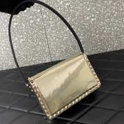 Valentino Rockstud23 Smooth Calfskin Bag In Gold 23x13x9cm - 3