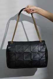 YSL Jamie Large In Black Lambskin 33x22x7.5cm - 3