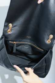 YSL Jamie Large In Black Lambskin 33x22x7.5cm - 2