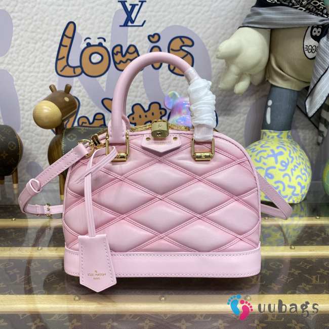 Louis Vuitton M24453 Alma BB Bag In Pink 23.5x17.5x11.5cm - 1