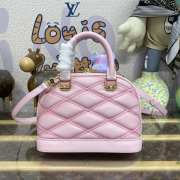 Louis Vuitton M24453 Alma BB Bag In Pink 23.5x17.5x11.5cm - 2