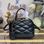 Louis Vuitton M24453 Alma BB Bag In Black 23.5x17.5x11.5cm - 1