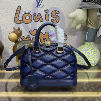 Louis Vuitton M24453 Alma BB Bag In Blue 23.5x17.5x11.5cm