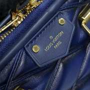 Louis Vuitton M24453 Alma BB Bag In Blue 23.5x17.5x11.5cm - 3