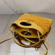 Chanel 31 Mini Shopping Bag 23A In Yellow 22x23x5.5cm - 5