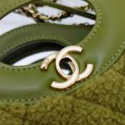 Chanel 31 Mini Shopping Bag 23A In Green 22x23x5.5cm - 6