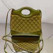 Chanel 31 Mini Shopping Bag 23A In Green 22x23x5.5cm - 2