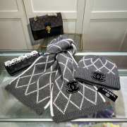 Chanel hat and scarf set cashmere 4 colors - 4