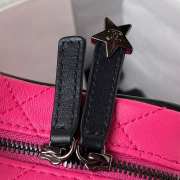 Chanel Star Handbag Satin & Black Metal Fuchsia & Black 2.5x22.5x6cm - 5