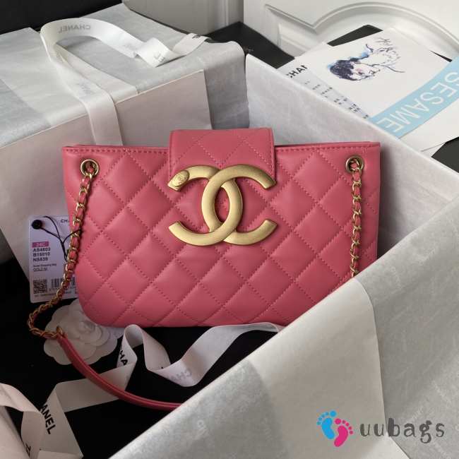 Chanel 24C Handbag In Pink 16.5×26.5×5cm - 1