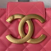 Chanel 24C Handbag In Pink 16.5×26.5×5cm - 5