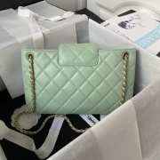 Chanel 24C Handbag In Mint Green 16.5×26.5×5cm - 2