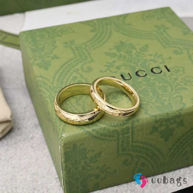 Gucci couple gold rings  - 1