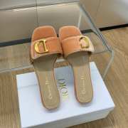 Dior slides velvet beige 1.5cm - 1