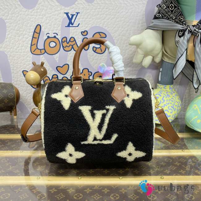 Louis Vuitton M23468 Speedy Bandoulière Bag In Black 25x19x15cm - 1