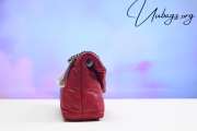 YSL Loulou Puffer Mini Bag In Red 23x15x9cm - 3