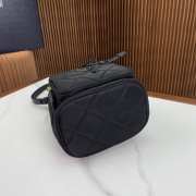 Prada duet re-nylon bucket bag in black 22x17x12cm - 6