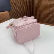 Prada duet re-nylon bucket bag in light pink 22x17x12cm - 6