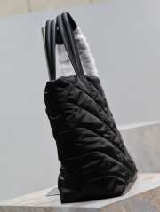 YSL Puffer Tote In Econyl Bag Black 57x36x17cm - 4