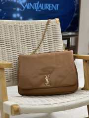 YSL Jamie 4.3 Brown Bag In Lambskin 43×29×9cm - 1