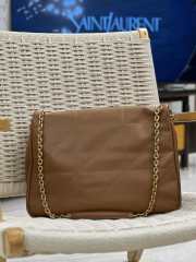 YSL Jamie 4.3 Brown Bag In Lambskin 43×29×9cm - 6