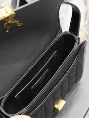 YSL Solferino Box Bag In Black 19×13×5cm - 3