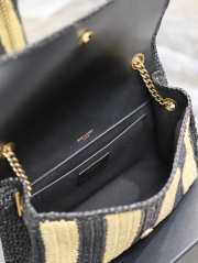 YSL Raffia Medium Monogram Kate Bag 28.5x20x6cm - 2