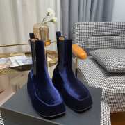 Alexander Wang square toe velvet boots 01 - 6