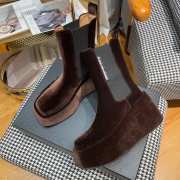 Alexander Wang square toe velvet boots 02 - 6