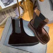 Alexander Wang square toe velvet boots 02 - 3