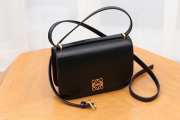 Loewe Goya black bag in silk calfskin 19x13.5x6cm - 6