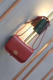 Loewe Goya red bag in silk calfskin 19x13.5x6cm - 2