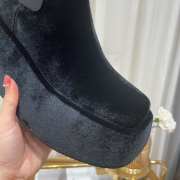 Alexander Wang square toe velvet boots 04 - 2